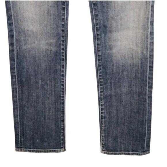 7 for All Mankind Women's Size 28 Straight Leg Jeans Sequin Pocket - Picture 7 of 10